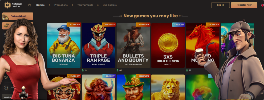 National Casino Games and Promotions